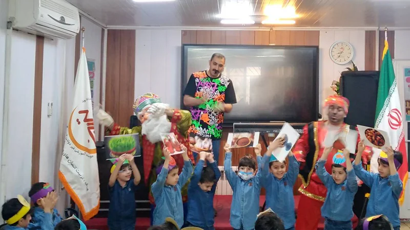 جشن شکوفههای بهاری؛ استقبال نوآموزان پیشدبستانی مدرسه جاوید از نوروز