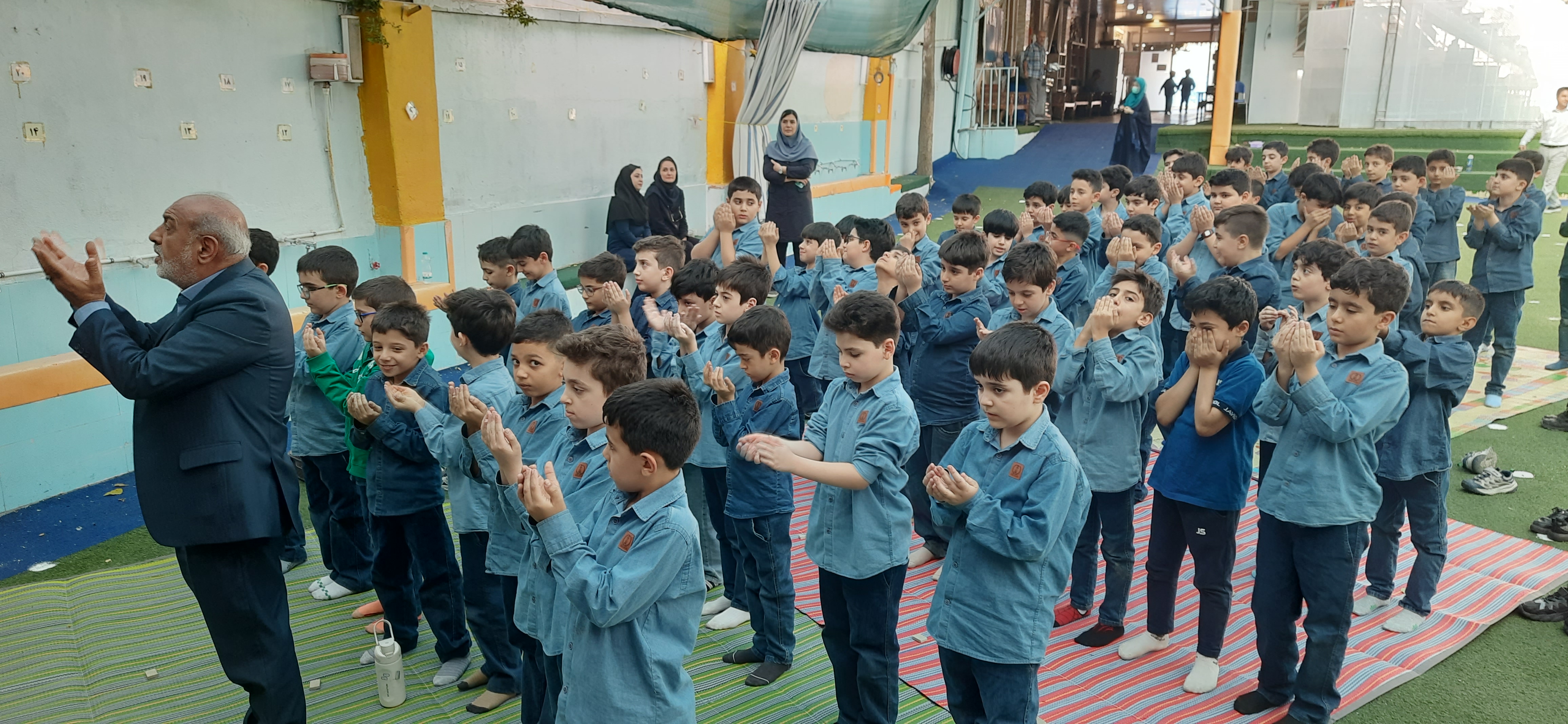 آموزش وضو و نماز به دانش آموزان دور دوم