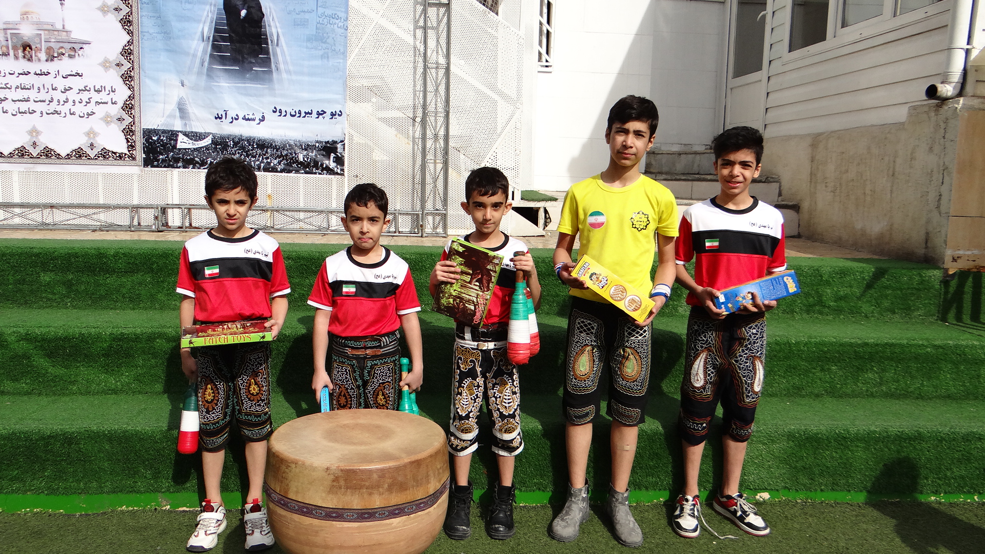 اجرای ورزش باستانی به مناسبت میلاد امیرالمؤمنین علی (ع)